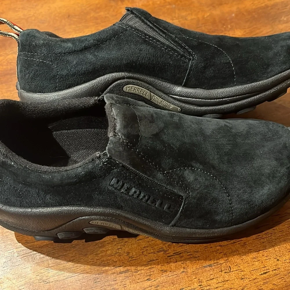 Merrell slip on shoes in black suede size 7.5 - Picture 8 of 9
